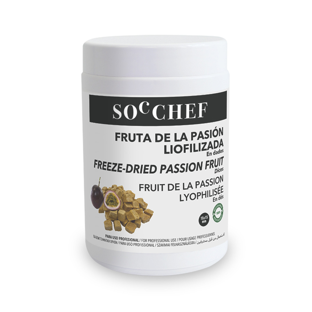 FRUTA DE LA PASIÓN LIOFILIZADA EN DADOS 15x15mm 100g 2